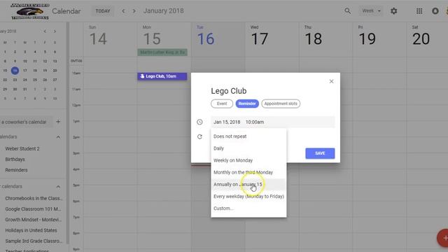 Google Wednesday Google Calendar Reminders смотреть онлайн