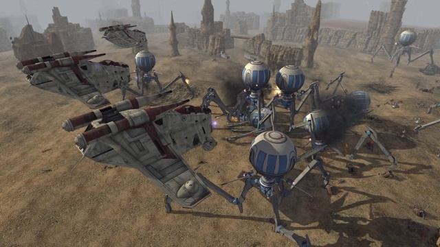 Clone Troopers vs CIS Battle Droids! - Ultimate STAR WARS Mod | Men of War: Assault Squad 2 смотреть онлайн