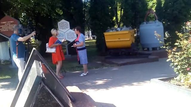 Телевидение в сквере Шахтёрской Славы | поставь ЛАЙК смотреть онлайн