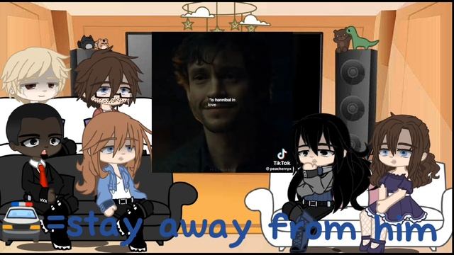 Hannibal Reacts To Will And Hannibal {gacha Club}