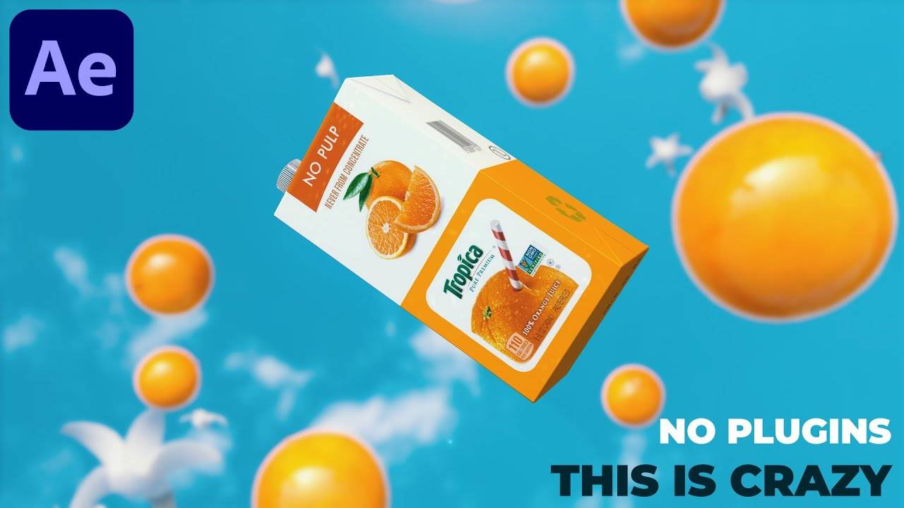 Урок по созданию и анимации сцены с 3D объектами в After Effects смотреть онлайн