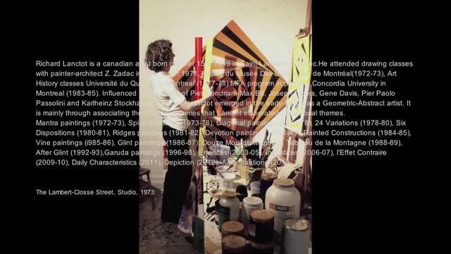 Richard Lanctot, The Lambert Closse Street Studio, 1973. смотреть онлайн