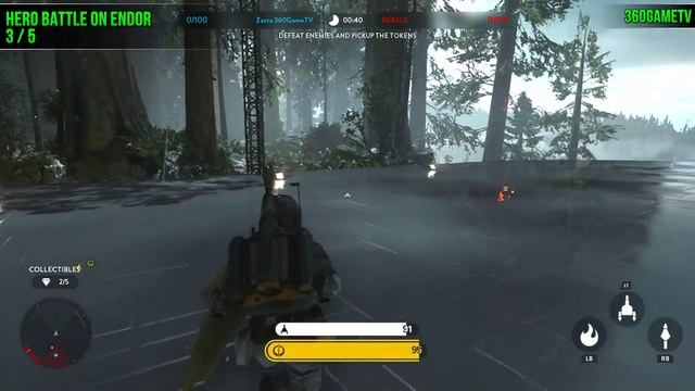 Star Wars Battlefront - Hero Battle on Endor - All Collectibles Locations смотреть онлайн