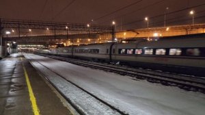 Сапсан со спины! ЭВС2-04 поезд №781 Санкт-Петербург - Москва | Нати Лихоборы