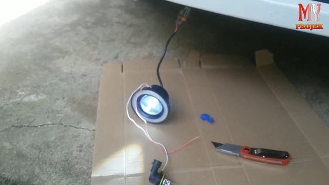 Diy tutorial Fog Angel Eyes Eye Light Lamp untuk proton Exora смотреть онлайн
