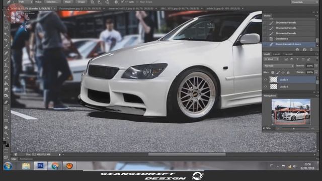 Lexus IS 300 Virtual Tuning Photoshop смотреть онлайн