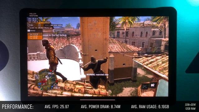 Playable Assassin's Creed On Android Sudachi! 8+Gen1 Lenovo Legion Y700 2023 Switch Emulation