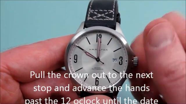 How To Set The Date On A Watch Correctly