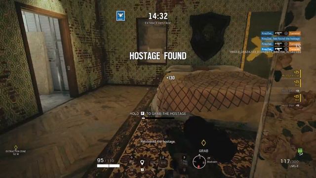 (TS) Rainbow Six Siege - (Extract Hostage, Realistic) Lone Wolf on Crystal Guard Club House as Zofi смотреть онлайн