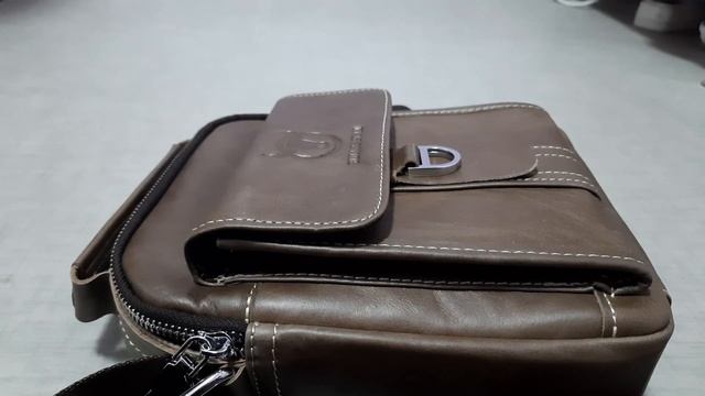 Посылка из КИТАЯ!!Мужская сумка из Китая!!!