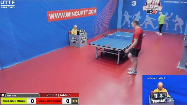 Киевский Юрий 1-3 Гедзь Валентин Турнир Восток 3 WIN CUP 17.06.21 ПрямаяТрансляция Зал3 смотреть онлайн