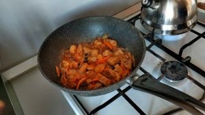 Плов в вок сковороде