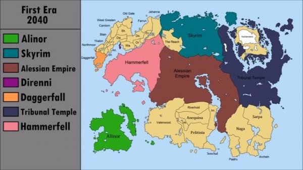 History of Tamriel Every Decade1080p