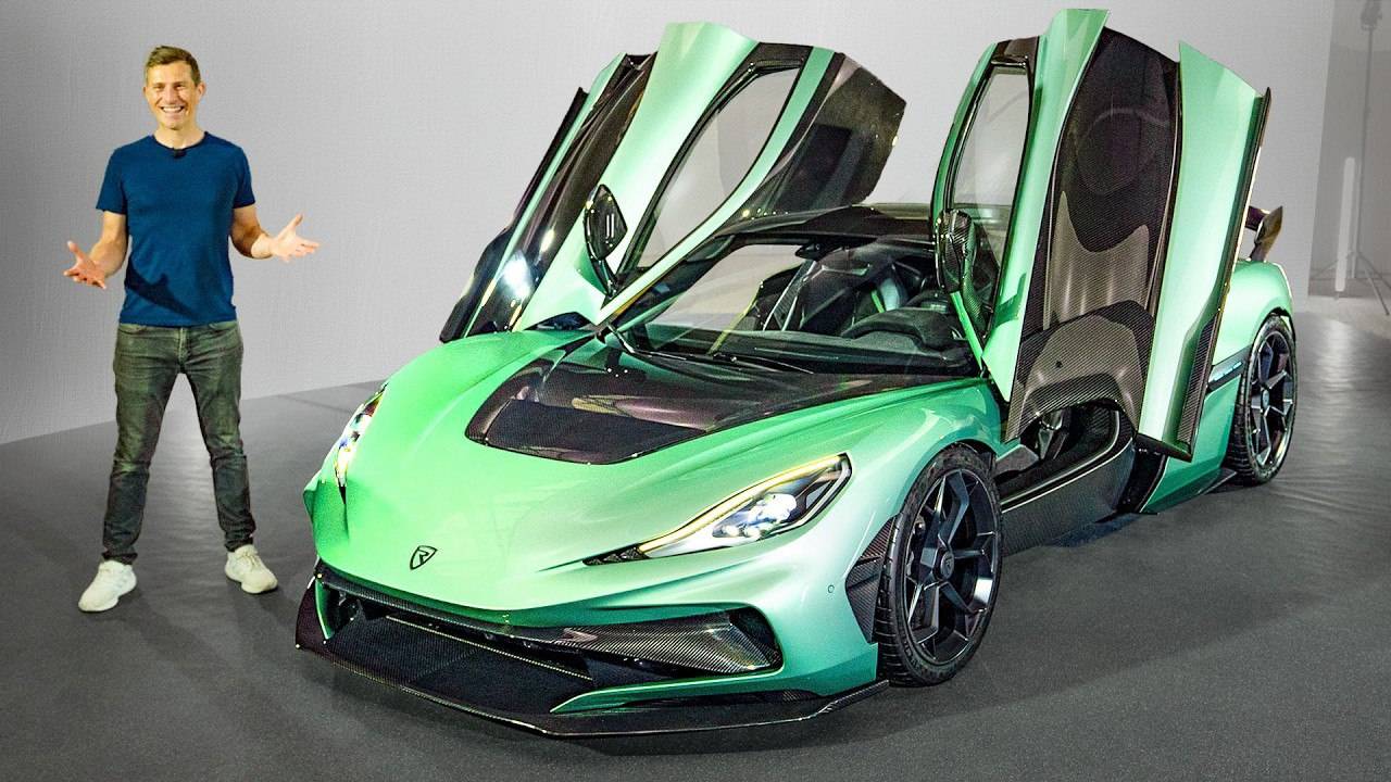 Раскрыт новый Rimac Nevera R мощностью 2110 л.с.! смотреть онлайн