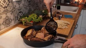 Как приготовить Говяжьи Рёбрышки на Сковороде: нежные, сочные, ароматные!