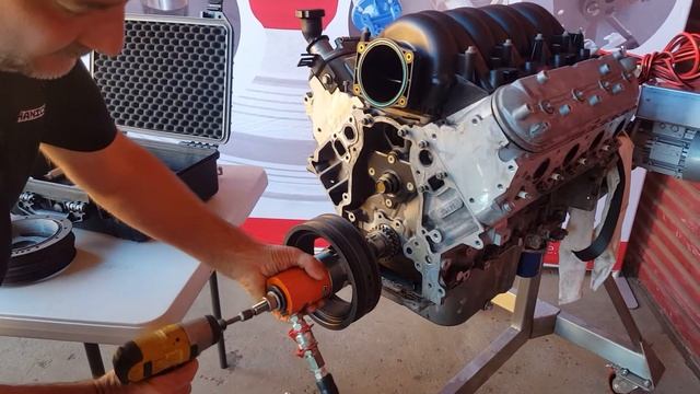Quick Change Puller LSX Harmonic Balancer Attachment Demonstration смотреть онлайн