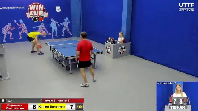 13:00 Кирсанов Константин 3-0 Юнчик Валентин cтол 5 ЮГ-2 04.08.21 смотреть онлайн