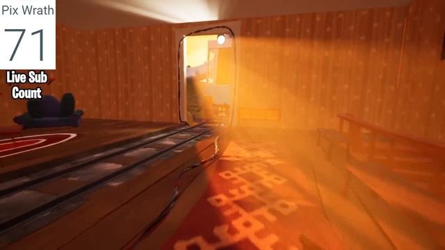 Playing Hello Neighbor till fortnite downtime ends | Pix Wrath смотреть онлайн