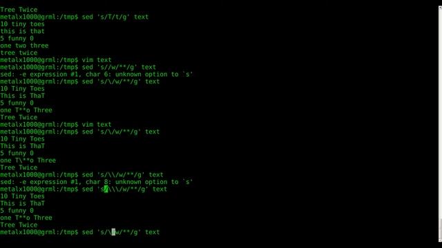 SED - 2013.SED Delimiters Linux Shell BASH смотреть онлайн