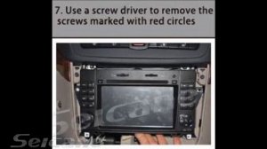 How to remove install stereo for Mercedes W169 W245 Viano Vito Sprinter W906 navigation