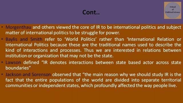 What is International Relation? What is the meaning of International Relation? смотреть онлайн