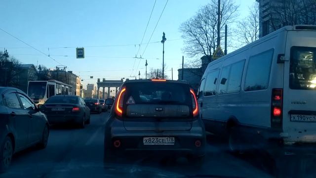 Дороги Питера, вечер солнце! смотреть онлайн