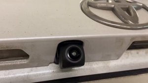 Установка камеры заднего вида на тойота рав4 , с подключением к штатной магнитоле