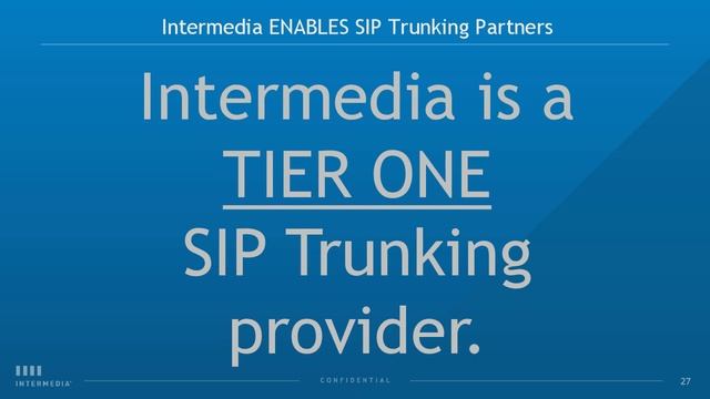 Intermedia SIP Trunking смотреть онлайн