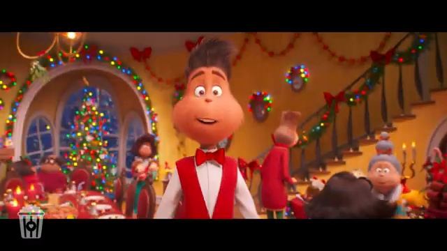 The Grinch has Christmas Dinner отрывок из мультфильм на английском (360p) смотреть онлайн