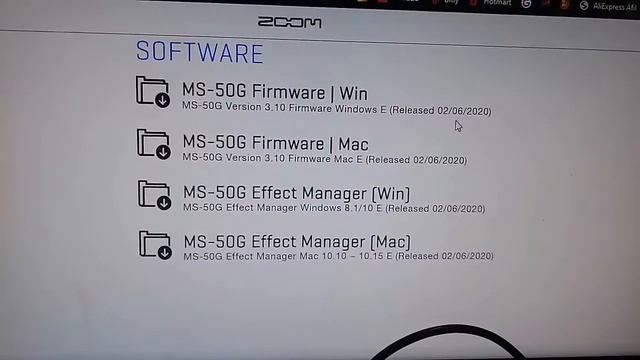 MS-50G | ZOOM | Atualização da versão do Firmware | 3.10 смотреть онлайн