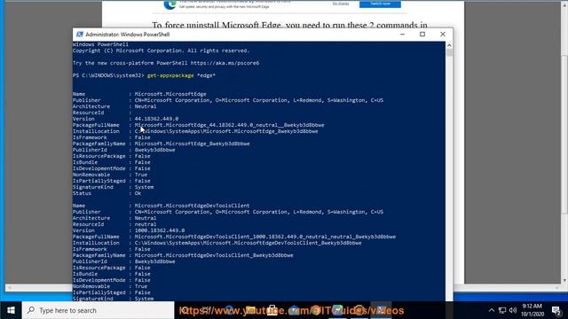 Uninstall Microsoft Edge on Windows 10 смотреть онлайн