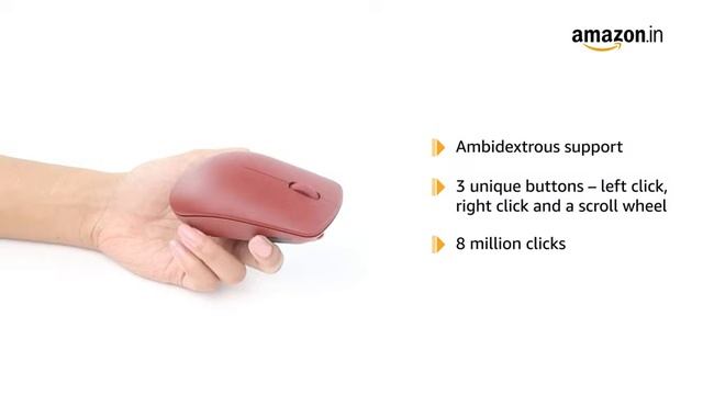 Lenovo 530 Wireless Mouse (Cherry Red) || Amroha Store смотреть онлайн