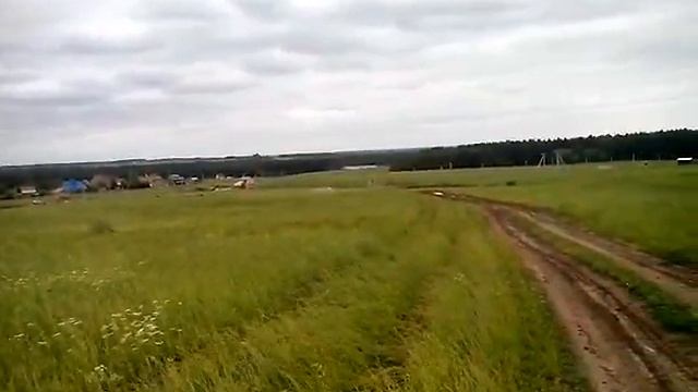 2014 06 12 Вид с возвышенности по дороге на участок смотреть онлайн