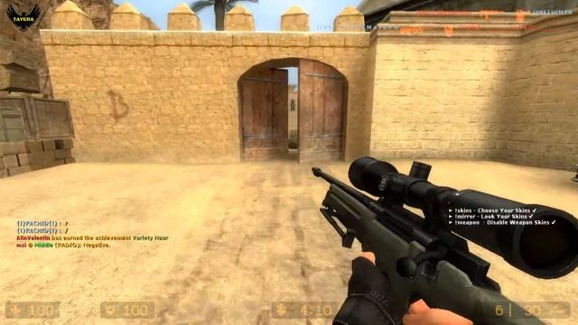 Knifing Enemies on COUNTER-STRIKE: SOURCE, Classic, MAP: de_dust2, CSS смотреть онлайн