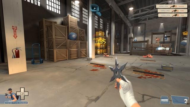 [TF2] Custom Weapon Demonstration: Six Point Shuriken