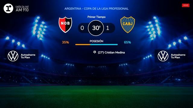 NEWELL'S VS BOCA - EN VIVO - COPA DE LA LIGA смотреть онлайн