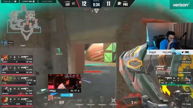 SEN Tarik react PRX lose to Leviatan | PRX vs LEV #valorant #valorantclips смотреть онлайн