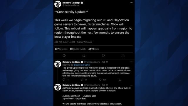 R6 Servers Being Upgraded with new Hardware - 6News - Tom Clancy's Rainbow Six Siege смотреть онлайн