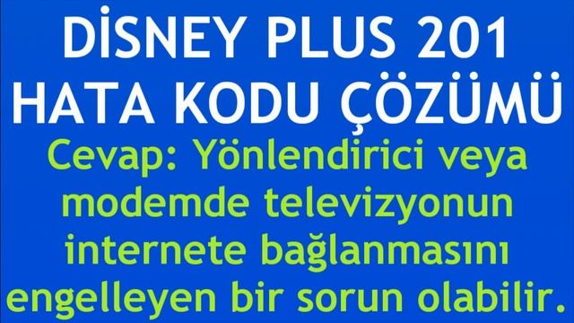 Disney Plus 201 Hata Kodu Çözümü смотреть онлайн