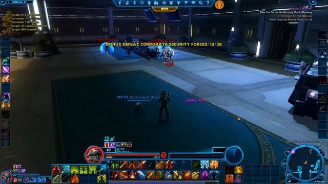 SWTOR-Bounty Hunter Gameplay-Companion Torian Tanking смотреть онлайн