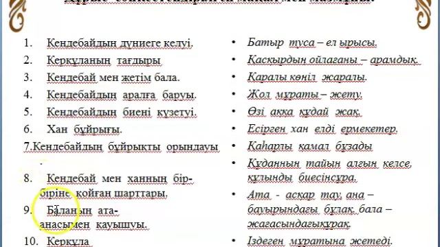 "Керқұла атты Кендебай" ертегісі смотреть онлайн