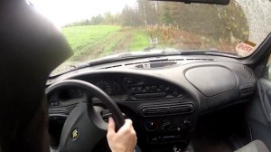 Сельский дрифт onboard. Моменты