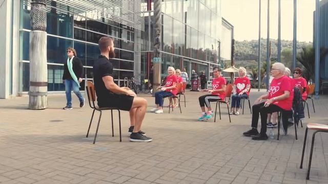 Senior Exercise Flash Mob смотреть онлайн