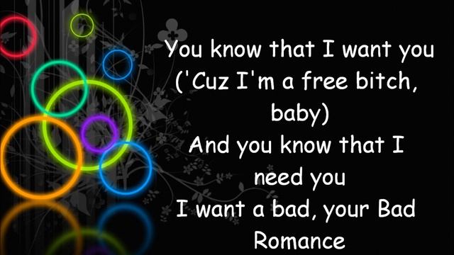 Karaoke Lady GaGa-Bad Romance смотреть онлайн