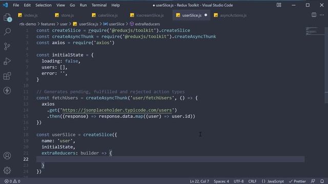 Redux Toolkit Tutorial - 24 - Async Thunks смотреть онлайн