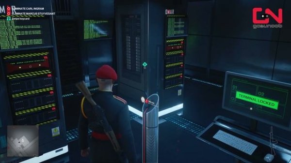 Hitman 3 Acquire Admin Privileges - Server Room Dubai