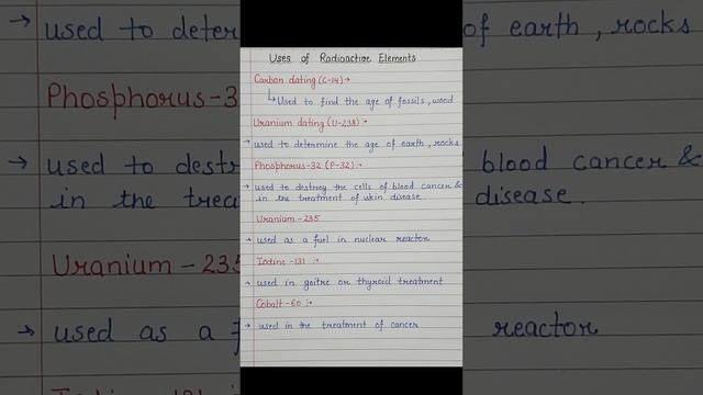 Radioactivity|Uses of radioactive elements| Chemistry for competitive exams смотреть онлайн