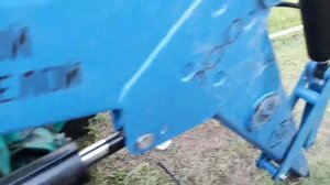 Magnus т-40. Установка куна на трактор.