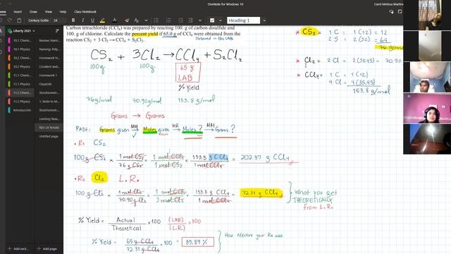 Limiting Reactant and Percent Yield смотреть онлайн