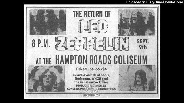 Led Zeppelin - Live At Hampton Roads Coliseum 9/9/1971 - Full Concert смотреть онлайн